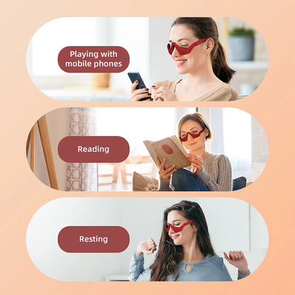 Smart Micro-Current Eye Rejuvenation Glasses – Anti-Dark Circle & Eye Bag Relief Device