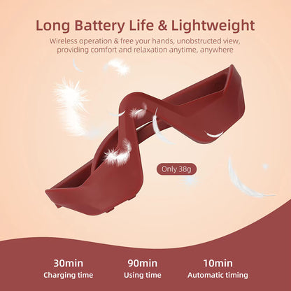 Smart Micro-Current Eye Rejuvenation Glasses – Anti-Dark Circle & Eye Bag Relief Device