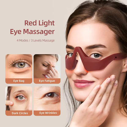 Smart Micro-Current Eye Rejuvenation Glasses – Anti-Dark Circle & Eye Bag Relief Device